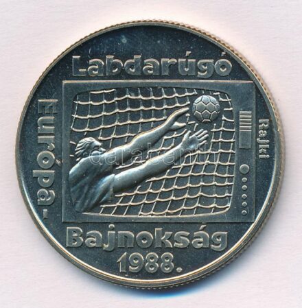 1988. 100Ft Cu-Ni-Zn 'Labdarúgó Európa-bajnokság' T:1 Adamo EM102