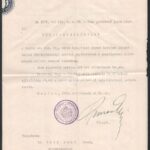 1933 Simon Elemér soproni főispán, Vöröskereszt elnöke által aláírt kinevezés