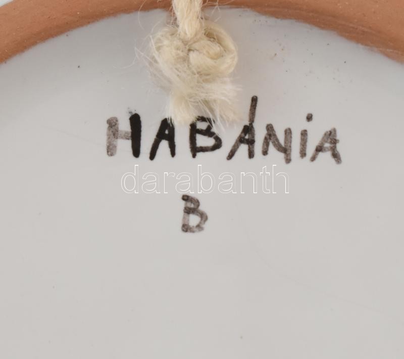 3 db Habán kézzel festett múzeumi másolat tálka és teafű tartó, d:11-16cm - Image 3