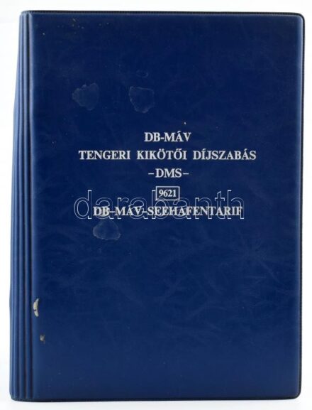 1978 DB-MÁV tengeri kikötői díjszabás, modern nyl kötésben