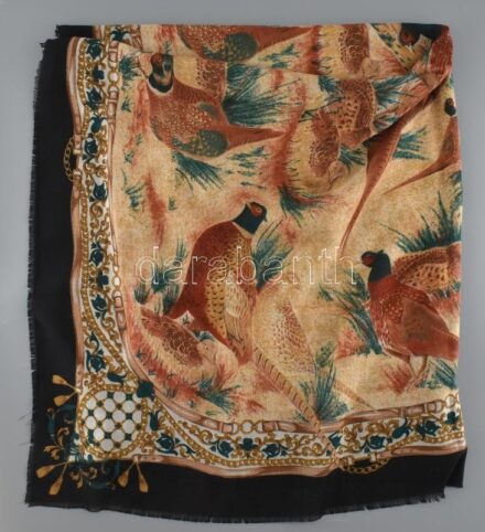 Fácános kasmír sál 120 x 120 cm