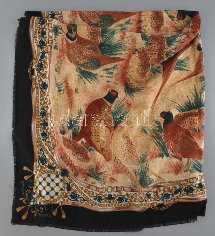 Fácános kasmír sál 120 x 120 cm