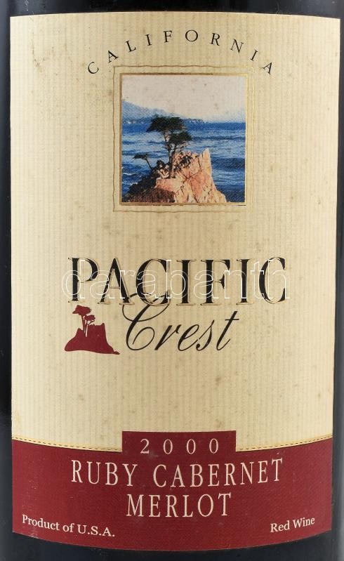 2000 California Ruby Cabernet Merlot, 13% 750ml - Image 2