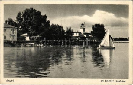 1941 Siófok, MAC (Magyar Atlétikai Club) clubháza