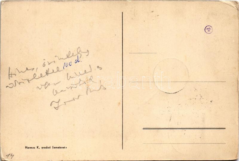 1938 Nov. 2. - Vitéz Nagybányai Horthy Miklós. Fametszet / woodcut s: Harmos K. + '1938 Komárom visszatért' So. Stp (EK) - Image 2