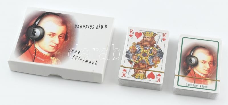 Danubius rádiós francia kártya dobozban.