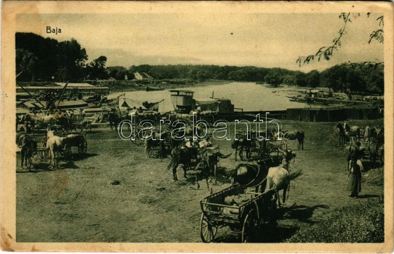 1916 Baja, rakparti piac (fl)