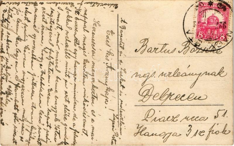 1927 Nagyléta (Létavértes), vasútállomás, vonat. photo - Image 2