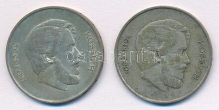 1947. 5Ft Ag 'Kossuth' (2x) T:3 patina Adamo F8.1