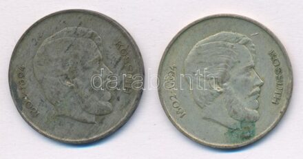 1947. 5Ft Ag 'Kossuth' (2x) T:3 patina Adamo F8.1