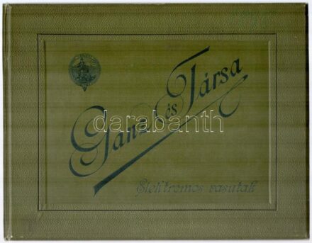 cca 1900 Ganz és Társa által épített elektromos iparvasutak rövid leírása (pl. bányavasút Bleiberg, resicai bányavasút, millenniumi elektromos vasút, stb.), vászonkötés, kis kopásnyomokkal, 21p / Ganz electric industrial railways
