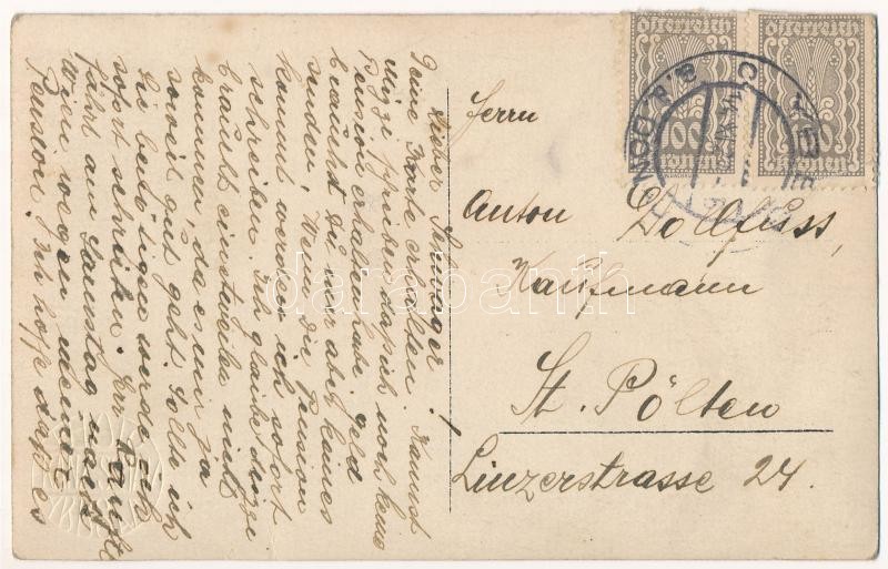 1922 Ybbs an der Donau, Hochwasser / flood. photo - Image 2