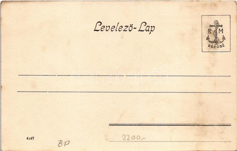 Budapest V. József tér és József nádor szobor (fl) - Image 2