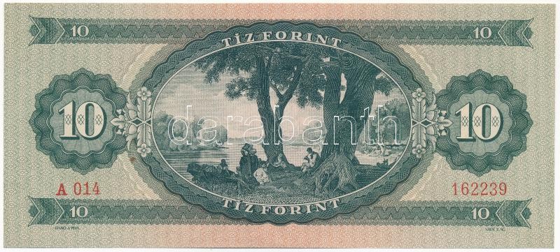 1949. 10Ft 'A 014 162239' T:I / Hungary 1949. 10 Forint 'A 014 162239' C:UNC Adamo F3 - Image 2