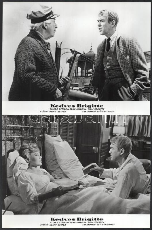 1965 ,,Kedves Brigitte' című amerikai film jelenetei és szereplői (köztük Brigitte Bardot), 13 db vintage produkciós filmfotó, a film illusztrált magyar plakátját külön tételben ld. a plakátok között, 24x18 cm - Image 4