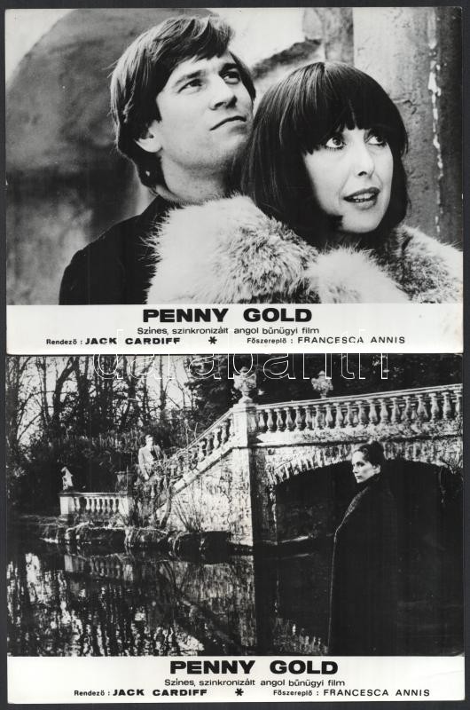 cca 1974 ,,Penny Gold' című angol film jelenetei és szereplői, 13 db vintage produkciós filmfotó, ezüstzselatinos fotópapíron, 18x24 cm - Image 2