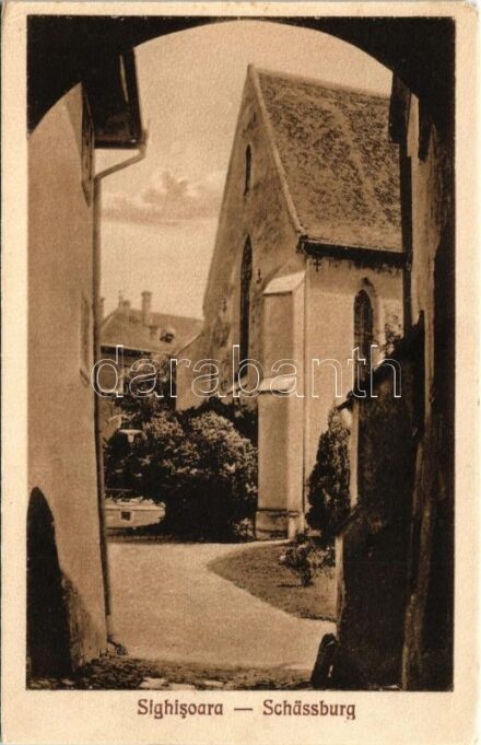 Segesvár, Schässburg, Sighisoara; utca / street view (EM)