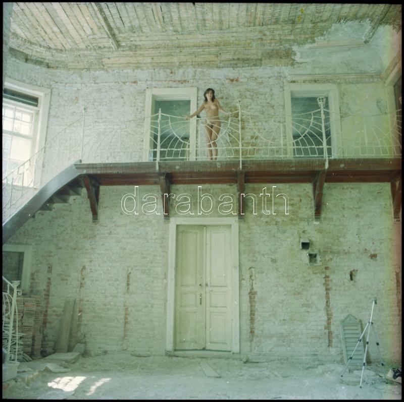 Eltérő időpontokban készült akt felvételek, Menesdorfer Lajos (1941-2005) budapesti fotóművész hagyatékából 13 db vintage NEGATÍV