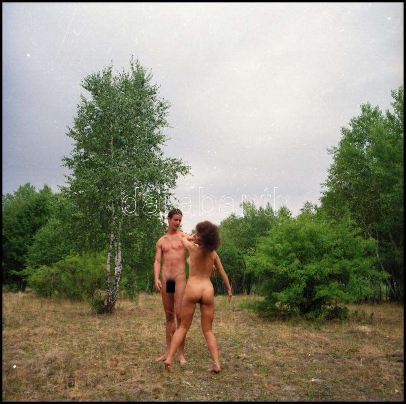 Eltérő időpontokban készült akt felvételek, Menesdorfer Lajos (1941-2005) budapesti fotóművész hagyatékából 13 db vintage NEGATÍV - Image 3