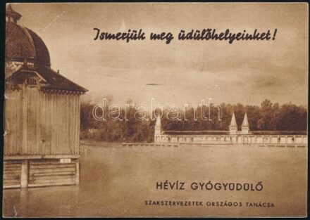 cca 1950 Héviz gyógyfürdő képes ismertető füzet 24 p . 14x10 cm