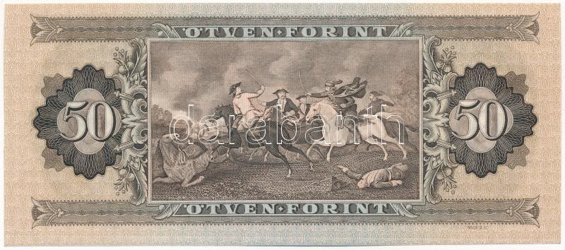 1969. 50Ft 'D 056 020816' T:I / Hungary 1969. 50 Forint 'D 056 020816' C:UNC Adamo F20 - Image 2