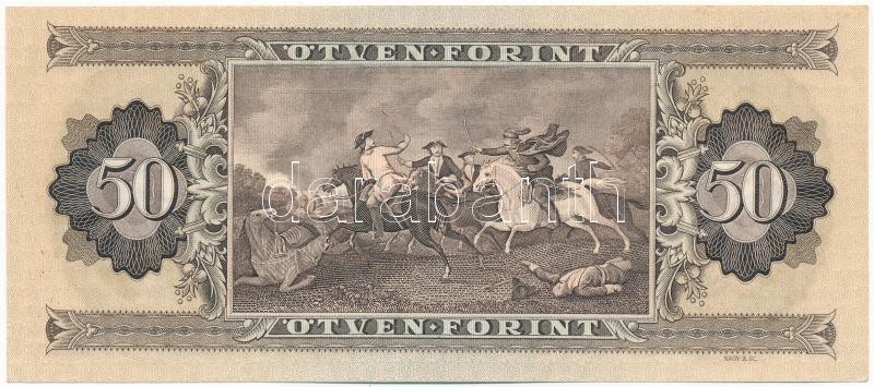 1975. 50Ft 'D 497 014362' T:I / Hungary 1975. 50 Forint '497 014362' C:UNC Adamo F21 - Image 2