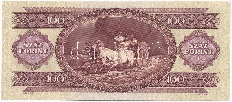1975. 100Ft 'B 068 042990' T:I / Hungary 1975. 100 Forint 'B 068 042990' C:UNC Adamo F33 - Image 2