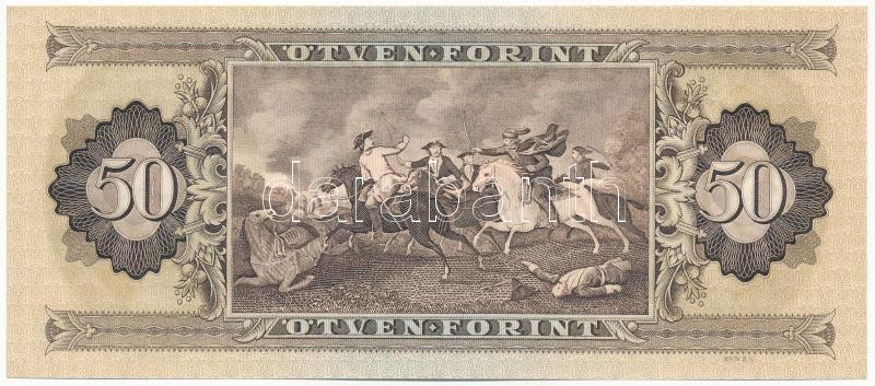 1980. 50Ft 'D 679 053474' T:I,I- / Hungary 1980. 50 Forint 'D 679 053474' C:UNC,AU Adamo F22 - Image 2