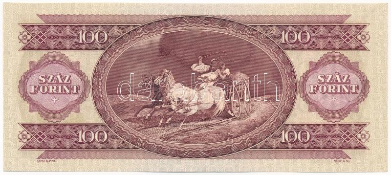 1980. 100Ft 'B 149 154309' T:I / Hungary 1980. 100 Forint 'B 149 154309' C:UNC Adamo F34 - Image 2