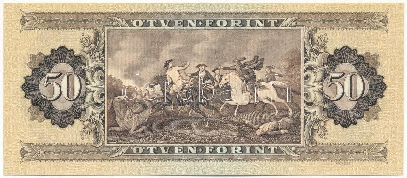 1983. 50Ft 'D 004 005520' T:I / Hungary 1983. 50 Forint 'D 004 005520' C:UNC Adamo F23 - Image 2