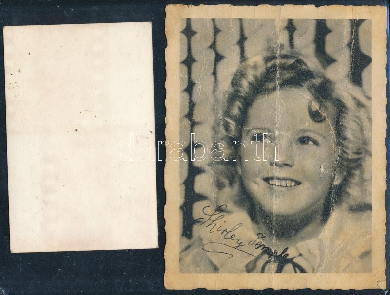 1936 Shirley Temple Club igazolvány és fotó - Image 2