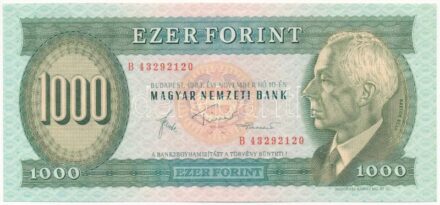 1983. november 10. 1000Ft 'B 43292120' T:I / Hungary 1983. November 10th 1000 Forint 'B 43292120' C:UNC Adamo F45