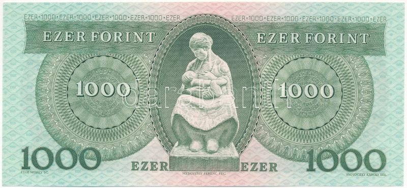 1983. november 10. 1000Ft 'B 43292120' T:I / Hungary 1983. November 10th 1000 Forint 'B 43292120' C:UNC Adamo F45 - Image 2