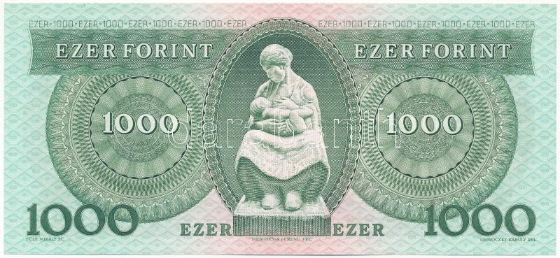 1983. november 10. 1000Ft 'D 23130949' T:I / Hungary 1983. November 10th 1000 Forint 'D 23130949' C:UNC Adamo F45.2 - Image 2