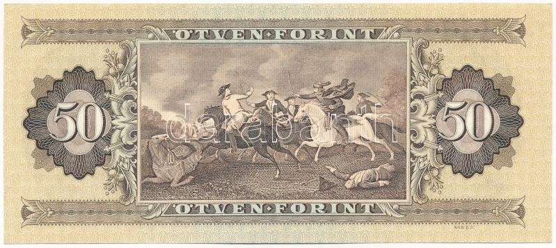 1986. 50Ft 'D 735 050594' T:I- / Hungary 1986. 50 Forint 'D 735 050594' C:AU Adamo F24 - Image 2