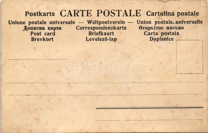 Petőfi - A Petőfisták. A Könyves Kálmán Műkiadó Rt. reklámlapja. Budapest VI. Nagymező utca 37-39. / Hungarian art publishing house advertising art postcard s: Faragó Géza (fl) - Image 2