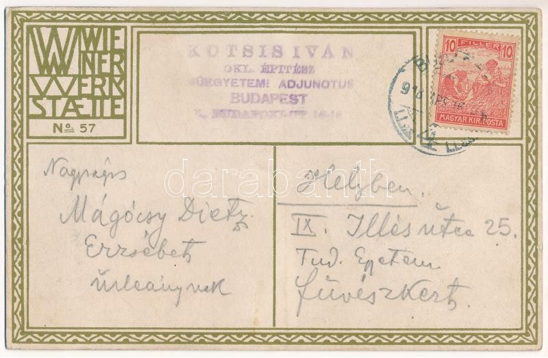 1918 Wiener Werkstätte No. 57. - Unsigned - Image 2