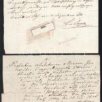 1826-1869 6 db klf régi irat Lajtabruck, Carlsruhe, Téth, stb. klf városok