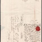 1826-1869 6 db klf régi irat Lajtabruck, Carlsruhe, Téth, stb. klf városok - Image 4
