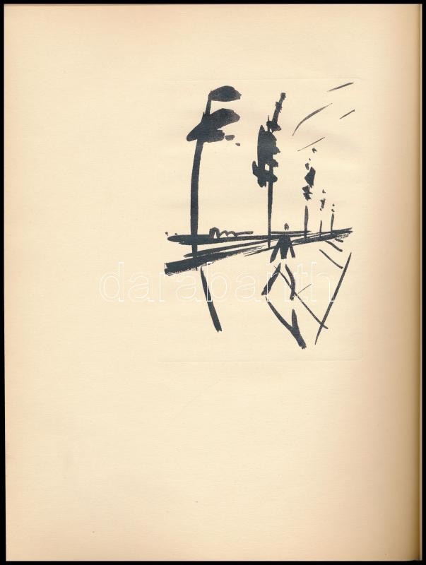 Márai Sándor: Naptárcsere. Szegedi-Szűcs István rajzaival. Hungária Könyvek 2. Bp.,1935, Hungária Nyomda, 25+2 p. Első kiadás. Kiadói aranyozott kartonált papírkötés, Kner Erzsébet-kötés, egészen kis kopásnyomokkal, névre - Image 4