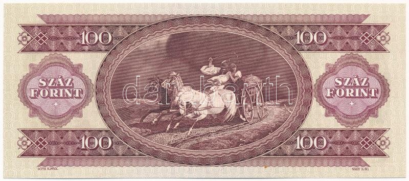 1993. 100Ft 'B 001 024424' T:I / Hungary 1993. 100 Forint 'B 001 024424' C:UNC Adamo F38 - Image 2