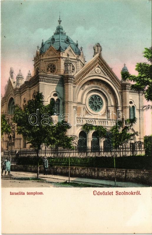Szolnok, Izraelita templom, zsinagóga. Fuchs Manó kiadása