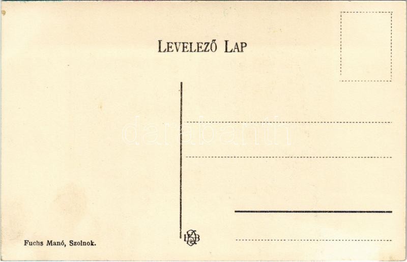 Szolnok, Izraelita templom, zsinagóga. Fuchs Manó kiadása - Image 2