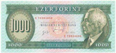 1996. 1000Ft 'E 73304686' T:I / Hungary 1996. 1000 Forint 'E 73304686' C:UNC Adamo F48