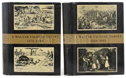 A magyar valóság versei I.-II. kötet. Bp., 1966. Magvető. Egészvászon kötésben, papír védőborítóval.
