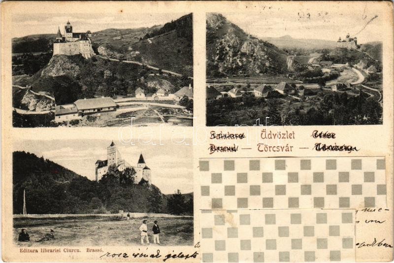 1901 Törcsvár, Törzburg, Bran-Poarta; vár / castle. Ciurcu