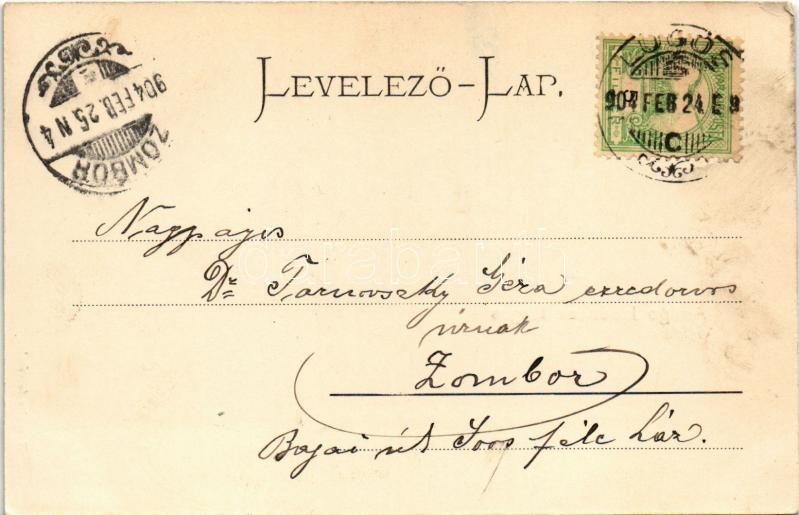 1904 Lugos, Lugoj; Salomon Zsigmond Amigo Kávéháza, belső, biliárdasztalok / cafe interior, pool tables (EK) - Image 2