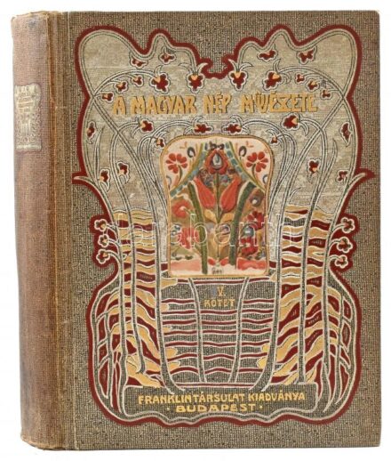Malonyay Dezső: A magyar nép művészete. V. kötet. Hont, Nógrád, Heves, Gömör, Borsod magyar népe. A palócok művészete. Bp., [1922], Franklin-Társulat. 333 p. Kiadói egészvászon-kötés, gerincen kis sérüléssel