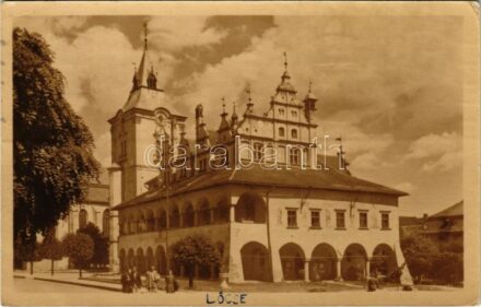 1956 Lőcse, Levoca; Mestská radnica / Városháza / town hall (EK)