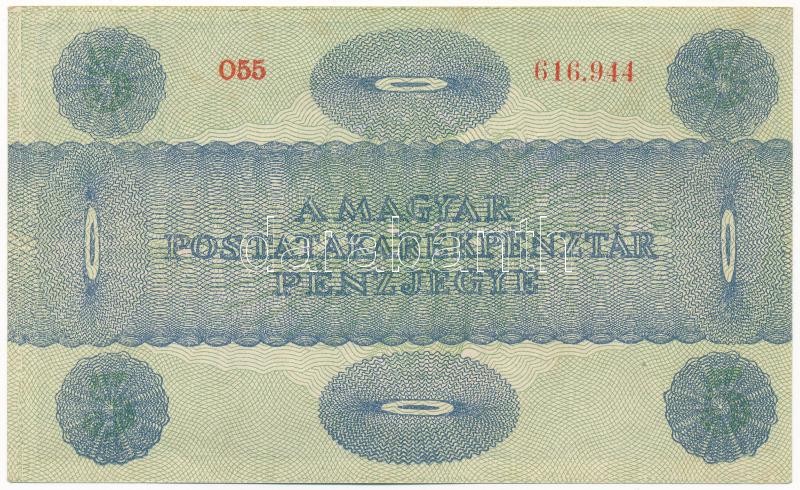 1919. 5K 'MÁS TÖRVÉNYES...', 'O55 616.944' T:II- szép papír / Hungary 1919. 5 Korona 'MÁS TÖRVÉNYES...', 'O55 616.944' C:VF fine paper Adamo K8.1 - Image 2
